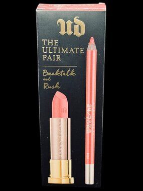 NIB Urban Decay Ultimate Pair Backtalk Lipstick & Rush Lip Pencil Duo | VTG Icon